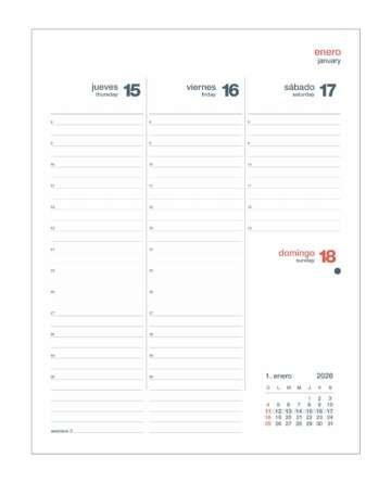 Agenda Portafolio Chess con Cierre Semanal - Imagen 4