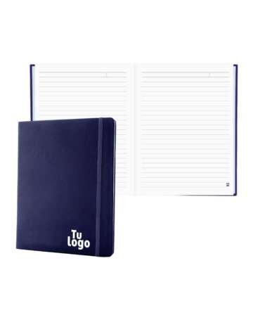 Cuaderno Molesking Azul con Elástico